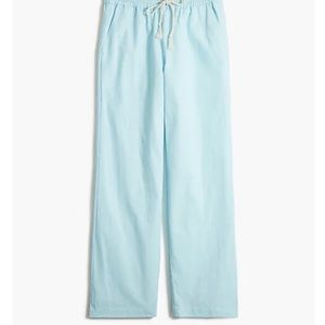 J. Crew Linen-cotton blend wide-leg paper-bag pant Size XS